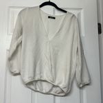 Michael Lauren Revolve  White V Neck Blouse Photo 4