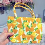 Strawberry Cosmetic Makeup Bag Small New Yellow Photo 0