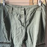 Style & Co . Olive Cotton cropped cargo Pants 14 Photo 2
