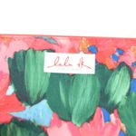 LuLu DK Clinique Cosmetic/Misc. Zip Pink/Green Floral Bag Pink Photo 1