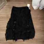 Aritzia Wilfred Grey Maxi Ruffle skirt Photo 5