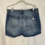 Kut From The Kloth  Gidget High Rise Denim Shorts Frayed Hem Button Fly Women‎ 8 Photo 4