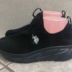 U.S. Polo Assn. womens black sneakers new womens 7.5 shimmer color Photo 9