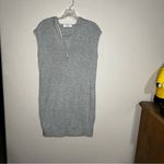 Bailey 44 Gray Sleeveless Sweatshirt Hoodie Kangaroo Pocket Athletic Dress Photo 1