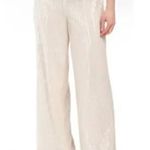 House of Harlow  1960 ivory white sequin lined wide leg pants Photo 0
