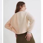Madewell  MWL Airterry Colorblock cropped pullover XS Photo 3