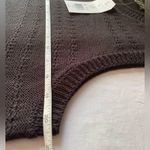 Wonderly  Women's Classic Black Rib Knit Fringe 2 Tier Hem Sleeveless Sweater Photo 8