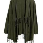 Reba  Fringe Cardigan Size Medium Photo 0
