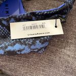 Vitamin A  Black and Blue Snake Print Bikini Bottom Size S/6 New with tags Photo 2