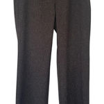 J. Jill Stretch Women's Pants Size 6 Charcoal Tweed Straight Leg Dress Office Gray Photo 0