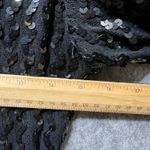 Vintage Climax David Howard Black Sequin Dress 7/8 Long Sleeve Party Cocktail Photo 2