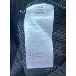 Free People Women's Game On Cardigan Sweater Black Ribbed Knot V Neck Medium Photo 9