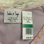 NWT Sadie & Sage floral print baby doll mini dress L Pink Size L Photo 3