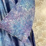 NOVICA Women's Artisan S/M Batik Blue Purple Abstract Robe 100% Cotton Kimono Size M Photo 8