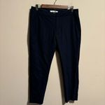 Everlane  Navy Slim Wool Ankle Trousers- Size 6 Photo 5