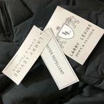 Larry Levine  Womens Puffer Winter Jacket Hooded Faux Fur Water Repellent Black S Photo 5