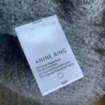 ANINE BING  chunky gray sweater Photo 4