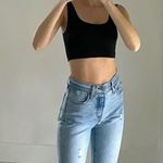 Aritzia / Wilfred Free Kos Crop Tank Top Black Size XS Photo 0