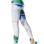 Carbon 38 [] Marble Abstract Leggings- Small Photo 1