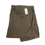 Vince Women's Gathered Skirt Dropped Brown Size XS New $225 Photo 4