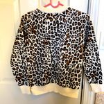 T Tahari  Animal Print Crew Neck Sweater NWT Sz XXS Polyester Long Sleeve Photo 3
