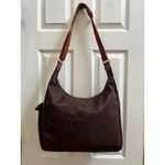 Longchamp  Le Pliage FLAW Nylon Adjustable Strap Messenger Bag Chocolate Brown Photo 2