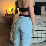 ZARA Black Cut Out Bodysuit Photo 5