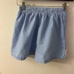 ASOS Swim Chambray Lace Scalloped Shorts Size 4 Photo 1