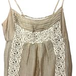 BCBGMAXAZRIA  Womens Y2K Babydoll Cami Top Size S Lace Boho Fairycore Coquette Photo 1