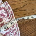 Pomegranateāblock print wrap collared dress size small Pink Photo 5