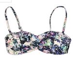 Badgley Mischka Fiona Shirred Swim Top Size 6 Photo 2