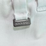 Escada Sport White Cotton Trousers Pink Satin Side Stripe Country Club Size 44 Photo 15