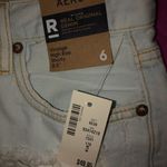Aeropostale Vintage High Rise Light Wash Shorts 2.5 Size 6 Photo 2