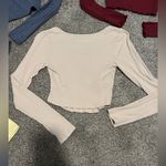 Altar'd State Altar’d State Cream Long Sleeve Top Photo 1