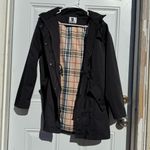 Saphirose Trench Black Windbreaker Jacket | Outdoor Raincoat Coat Small Photo 10