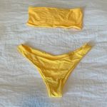 Zaful Yellow Bandeau Bikini Photo 1
