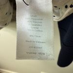 Talbots  Size‎ 16 Navy Pique Blazer Contrast Polka Dot Lining Nautical Buttons Photo 7