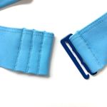 Aerie  Womens‎ S Bikini Swim Top Triangle Blue Cloud Flowers Beach Summer Photo 2