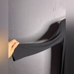 Eileen Fisher  Black Jersey Viscose Long Sleeve Shift Dress Women’s XSMALL Photo 5