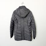 Spyder [] Gray Timeless Long Down Filled Hooded Puffer Jacket Winter Coat Small S Photo 1