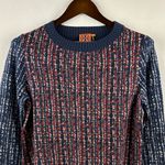 Tory Burch Multicolor Textured Crewneck Sweater Photo 2