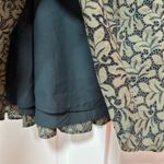 Ann Taylor  Sage Green Floral Crochet Fit and Flare Skater Mini Skirt Size 10 Photo 2