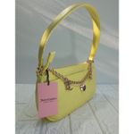Juicy Couture  Shoulder Bag $79 Yellow New Collection Pendants Chain NWT Photo 7