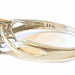 Ruby Women’s .75ct Marquise Cut Synthetic  Ring 10k White Gold Diamond Accents 7 Photo 3