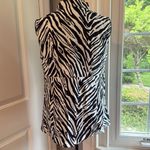 Cato  sleeveless zebra print buckle front blouse Photo 2