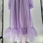 SheIn ‎ Prairie Dress Womens XS Lavender Cottage Flowy Lined Victorian Coquette Photo 6