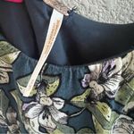 Free People  Floral Green Mini Dress Tunic Top XS Photo 2