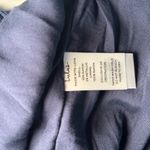 Lulus  Navy Blue Striped Long Sleeve Tiered Swing Dress Metallic Boho Siz… Photo 11