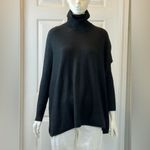 Joseph A  Comfy Rayon Blend Black Crew Neck Sweater Size Small Photo 5
