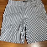 Hilary Radley Nautica Men's Black and White Striped Shorts Photo 1